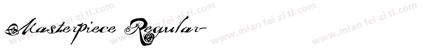 Masterpiece Regular字体转换